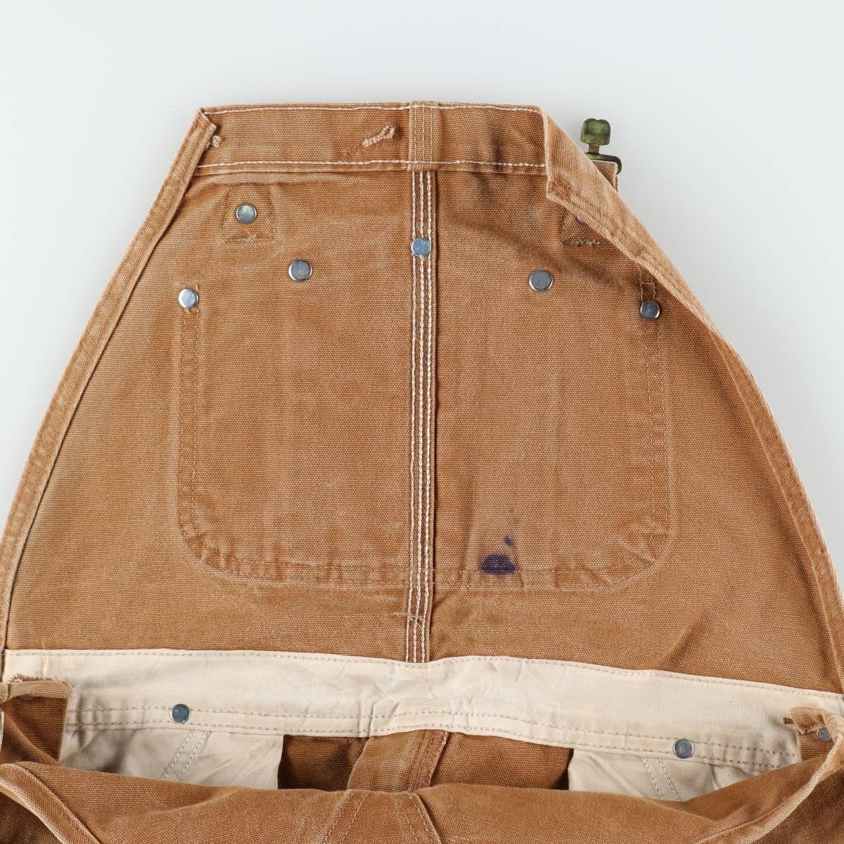 古着 00年代 カーハート Carhartt ダブルニー ダック オーバーオール