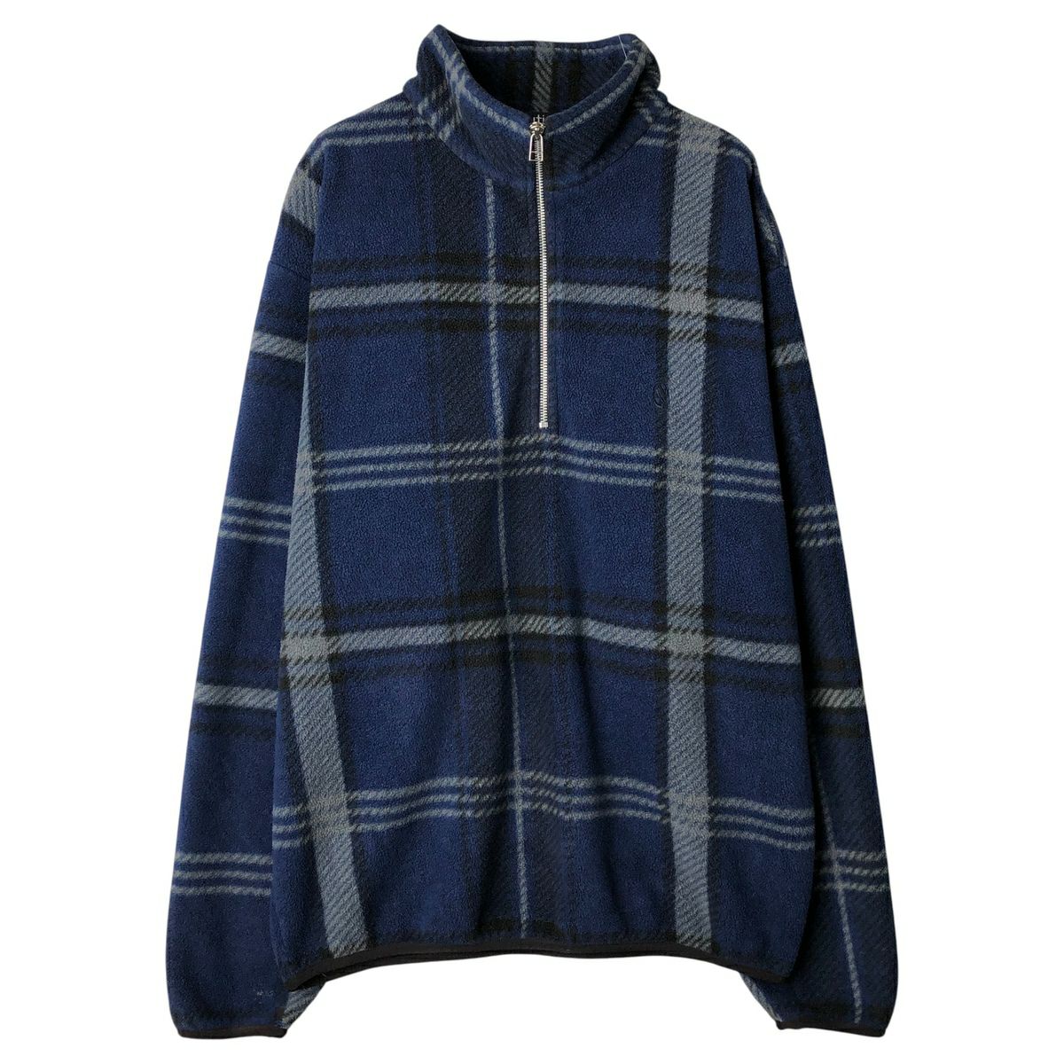 古着 90年代 コロンビア Columbia 白タグ 総柄 ハーフジップ フリース