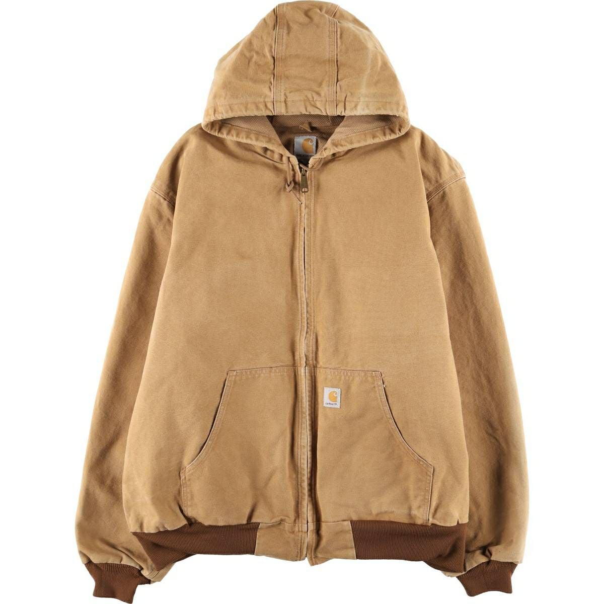 古着 カーハート Carhartt アクティブジャケット ダックフルジップ