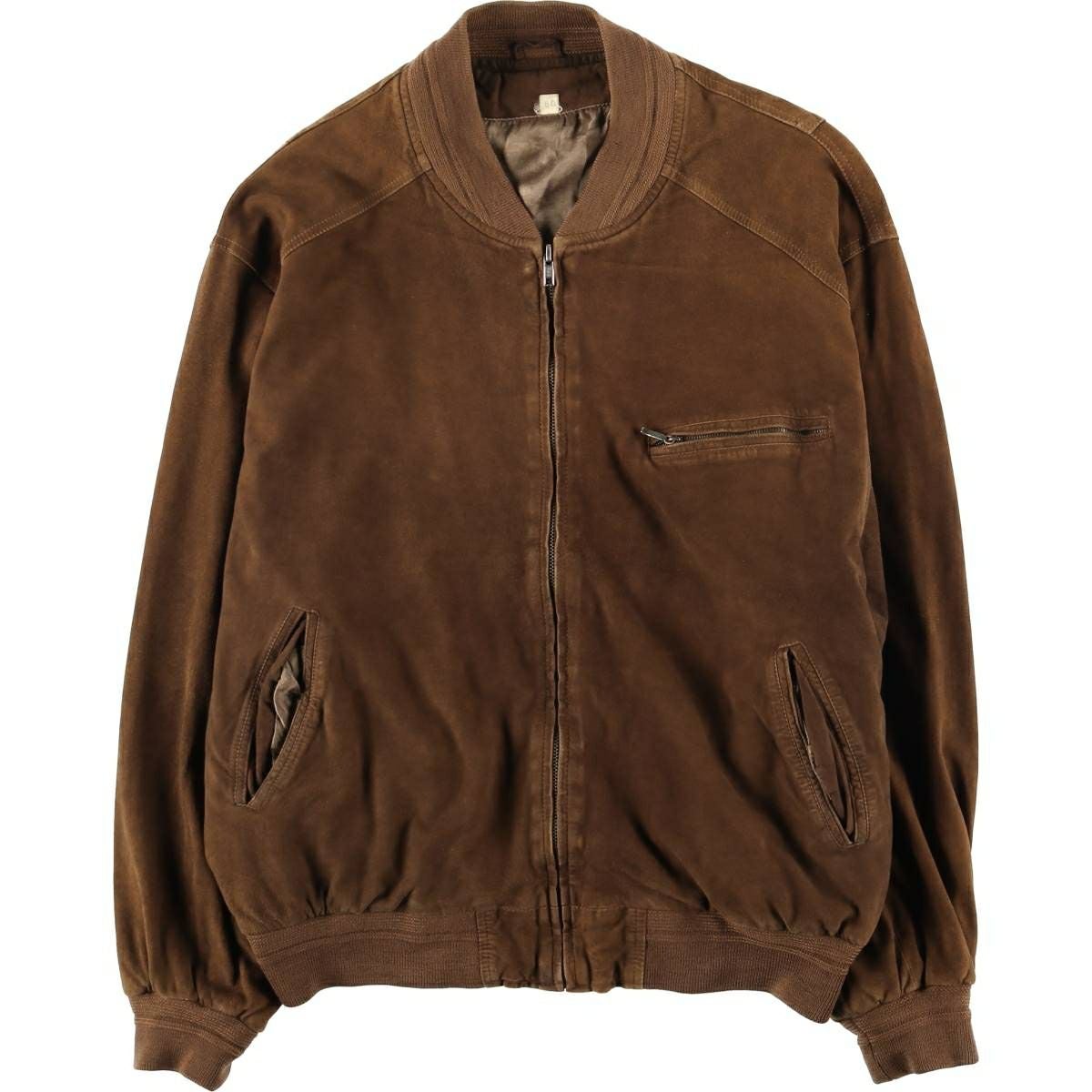 古着 itallo スエードレザーブルゾン メンズL相当 /eaa592435 【中古