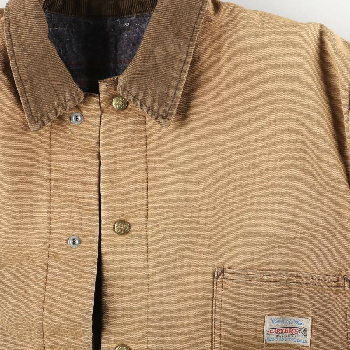 古着 70年代 カーターズ Carters ダックカバーオール USA製 メンズXL