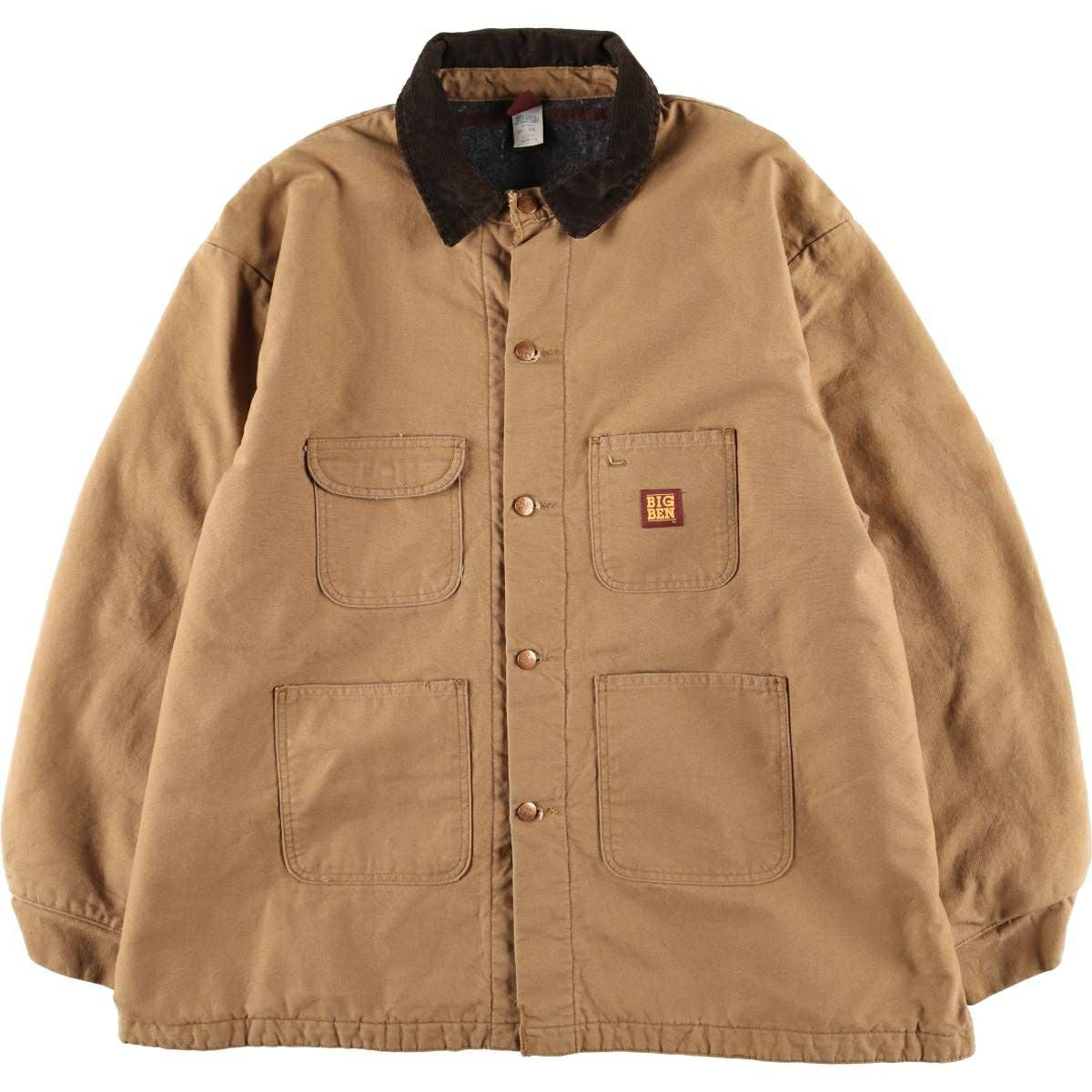 古着 80年代 ビッグベン BIGBEN ダックカバーオール メンズXXL相当