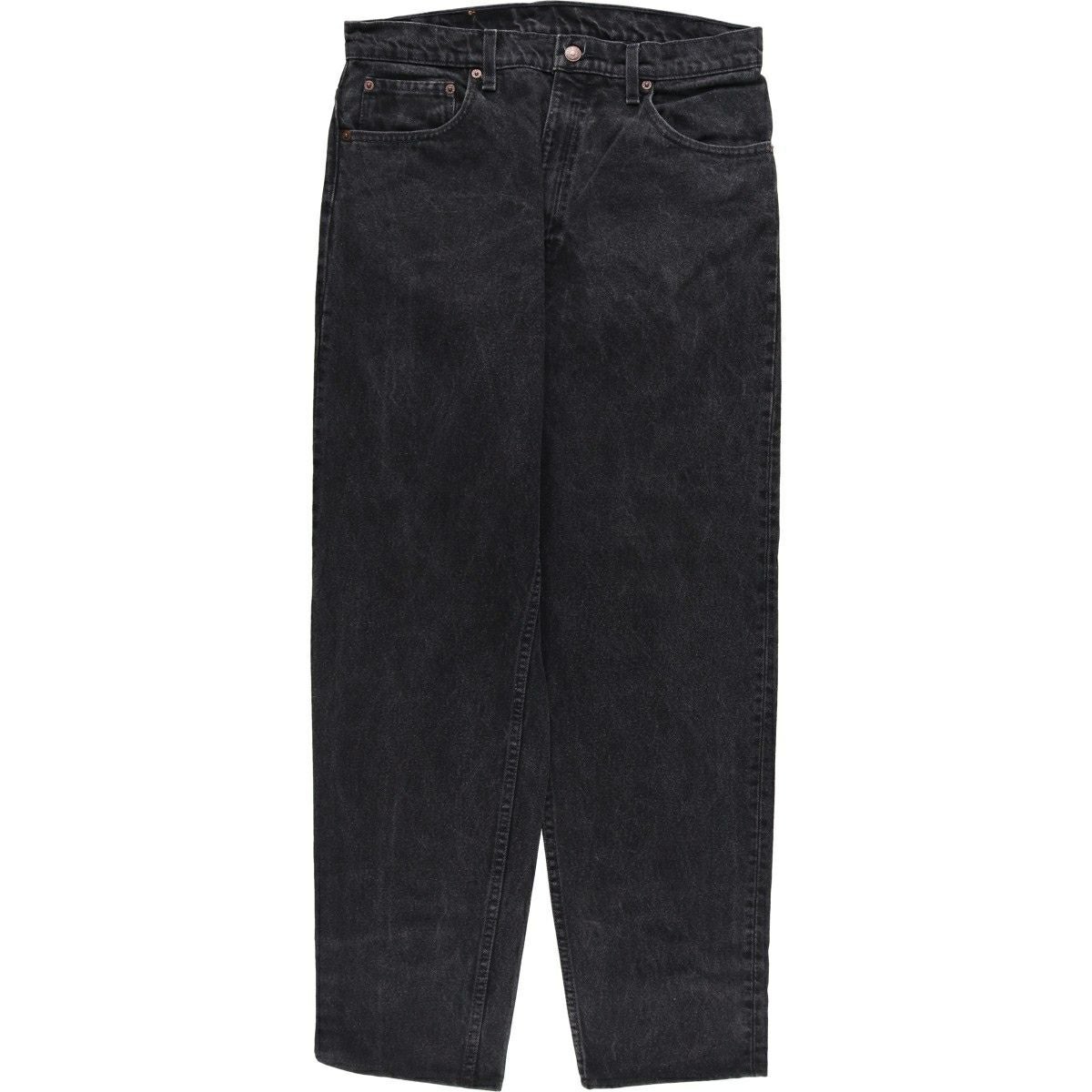 古着 90年代 リーバイス Levis 550-0260 ブラックデニム テーパード