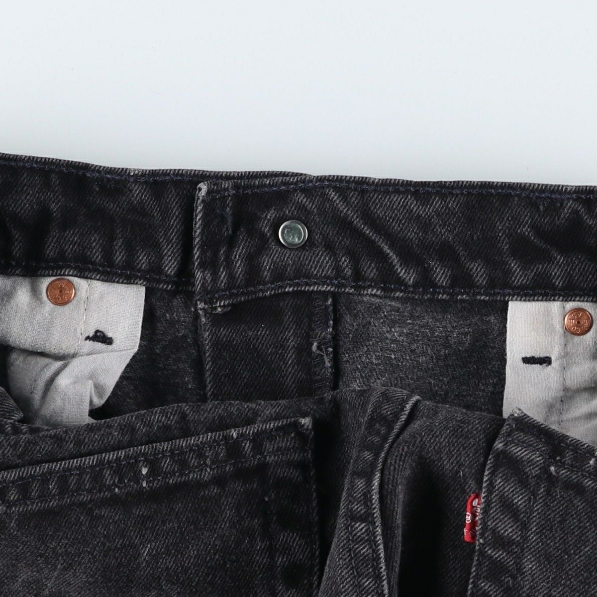 古着 90年代 リーバイス Levis 550-0260 ブラックデニム テーパード