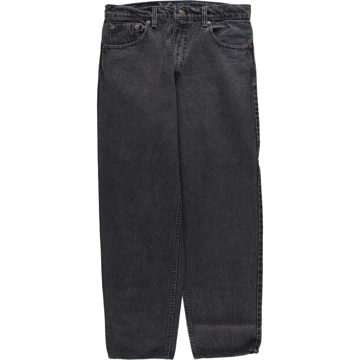 古着 90年代 リーバイス Levis 550 オレンジタブ ブラックデニム