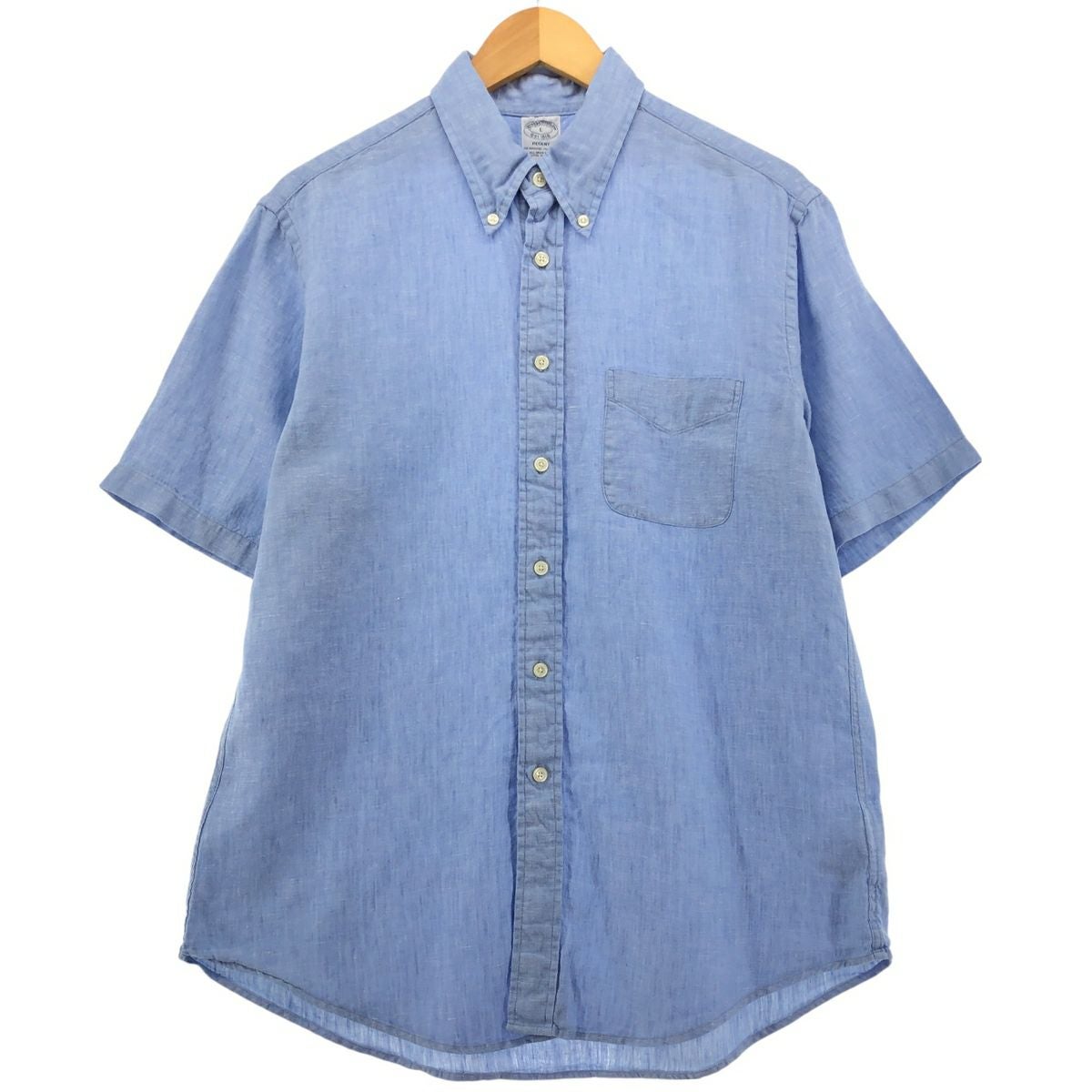 古着 ブルックスブラザーズ Brooks Brothers Est.1818 半袖 リネン