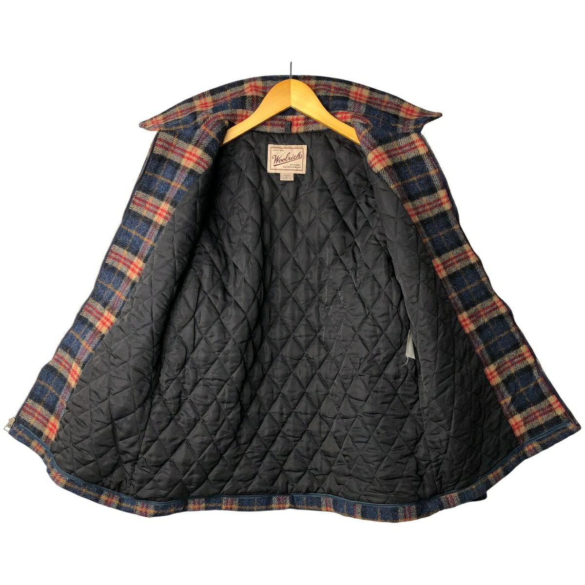 古着 00年代 ウールリッチ WOOLRICH チェック柄 中綿入り ウール