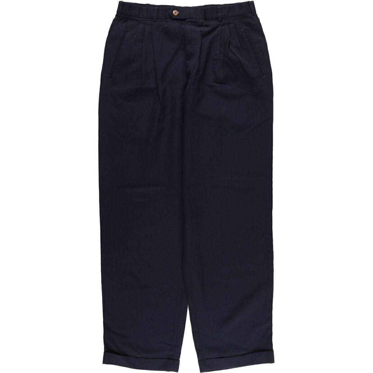 古着 ペリーエリス PERRY ELLIS ツータック スラックスパンツ メンズ