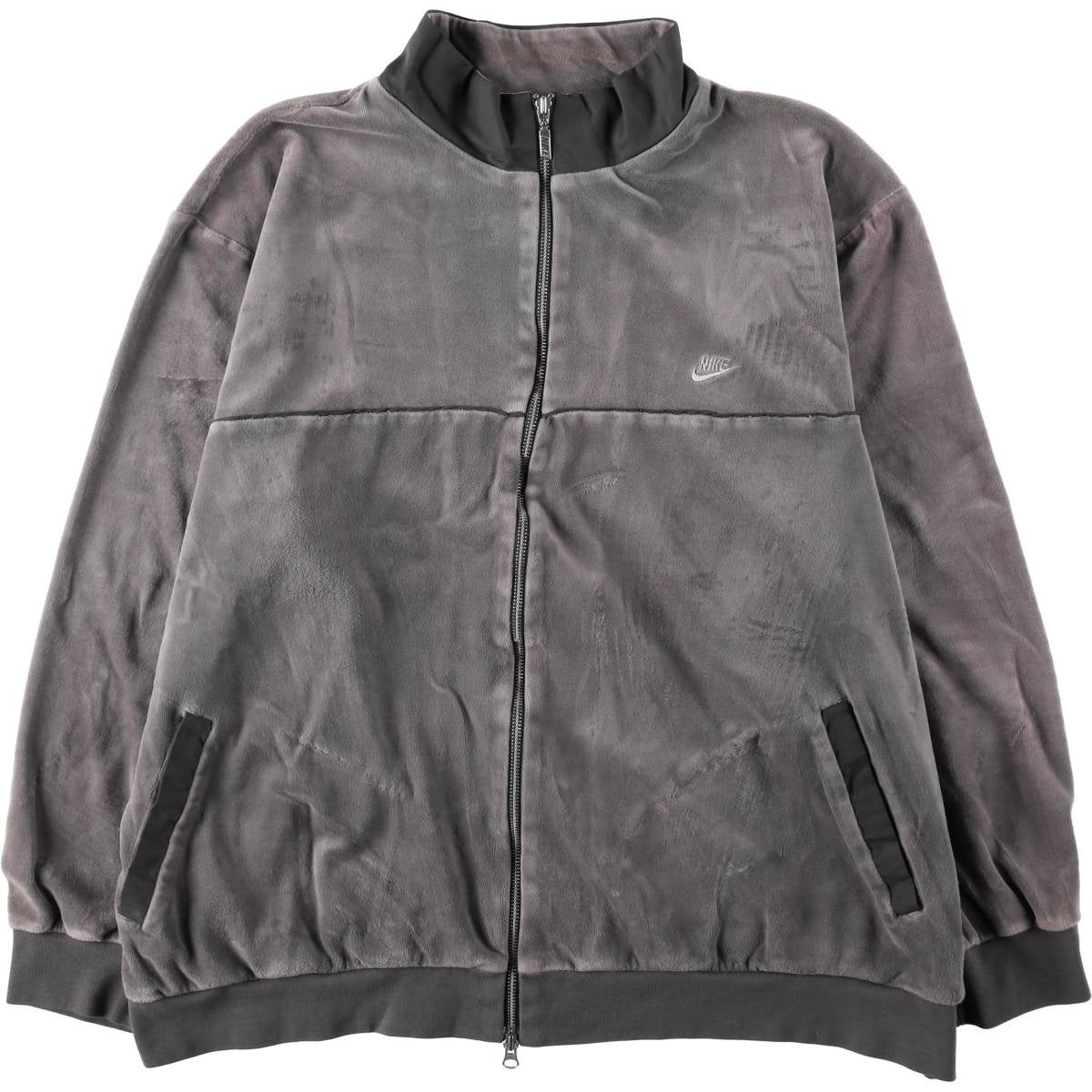 古着 00年代 ナイキ NIKE ベロアジャージ トラックジャケット メンズ