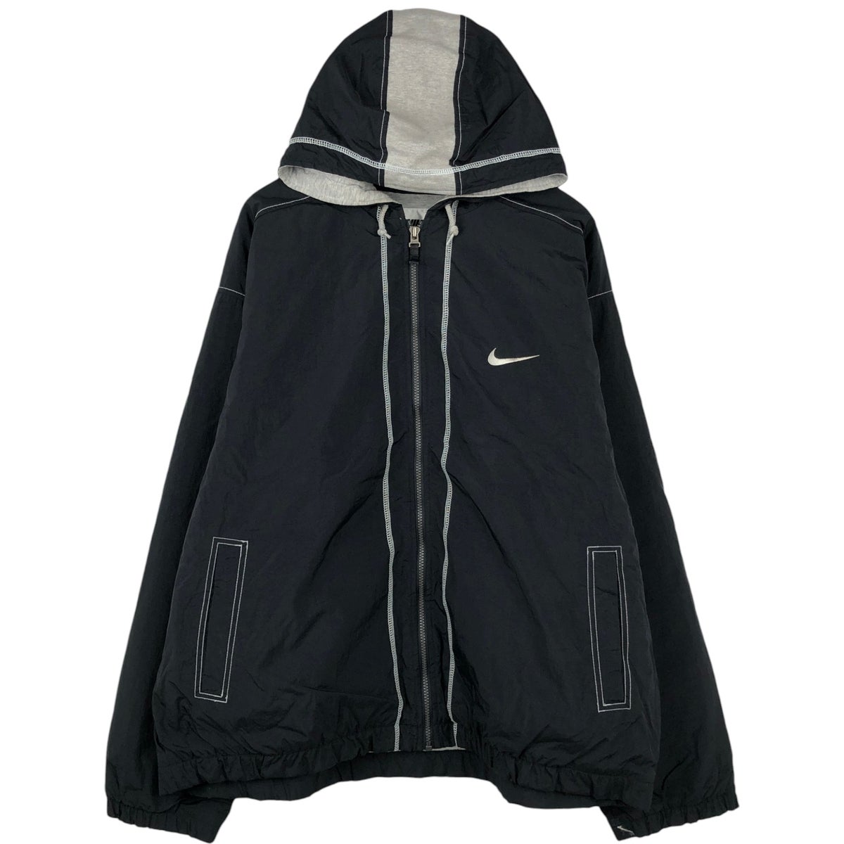古着 90年代 ナイキ NIKE ハーフジップ リップストップ ナイロン