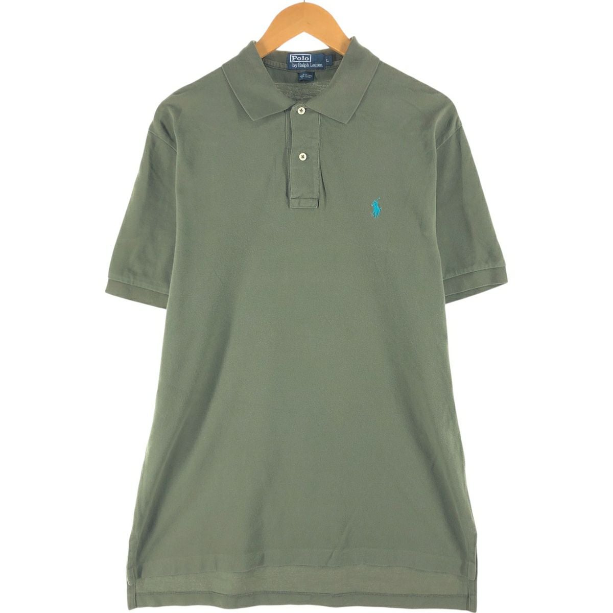 JOHN SMEDLEY グレー 半袖ポロシャツ　古着　緑タグ JOHN SMEDLEY（ジョンスメドレー） メンズ 半袖 ニットポロシャツ ISIS