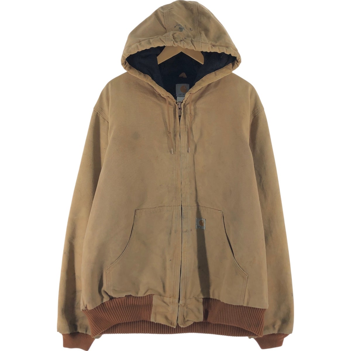 古着 カーハート Carhartt アクティブジャケット ダックフルジップ