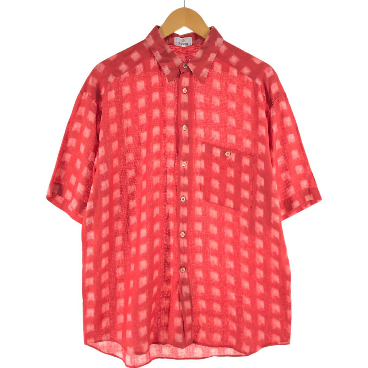 古着 JOSEPH ABBOUD チェック柄 半袖 レーヨン×リネンシャツ メンズM相当 /eaa557866 楽天市場】古着 JOSEPH ABBOUD チェック柄 半袖 レーヨン×リネンシャツ