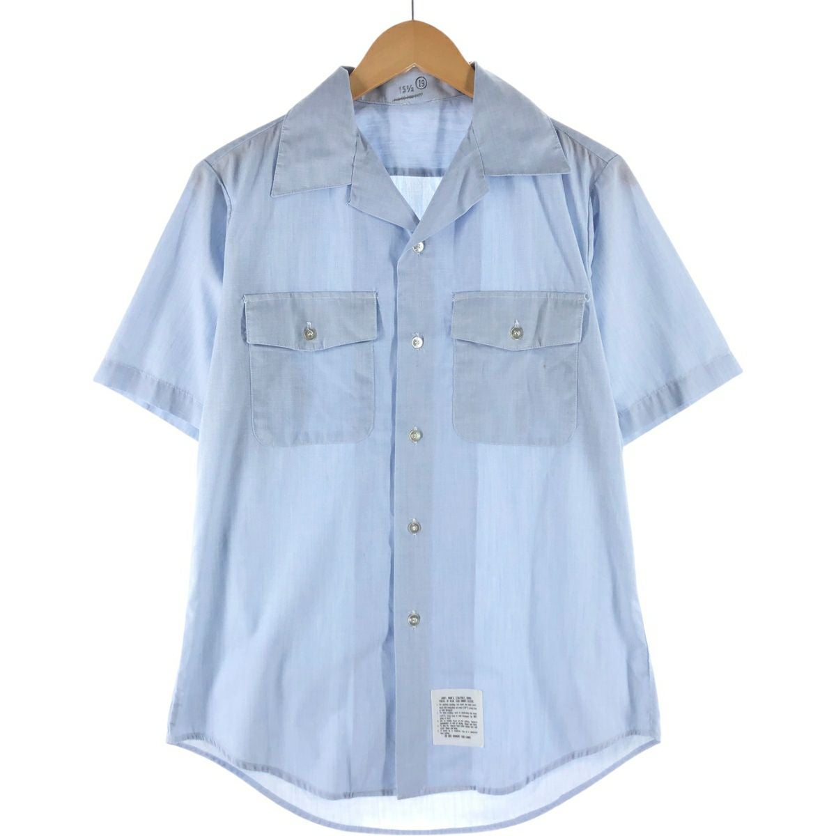 古着 BOTANY 500 長袖 ストライプシャツ USA製 メンズM相当