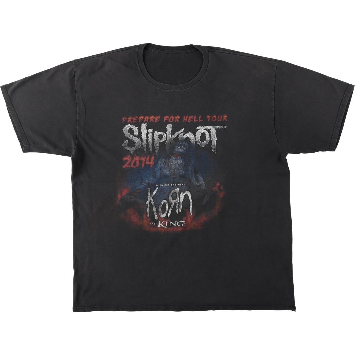 古着　Slipknot スリップノット　Tシャツ　黒　バンドTシャツ 古着 Slipknot スリップノット バンドTシャツ バンT メンズXL相当