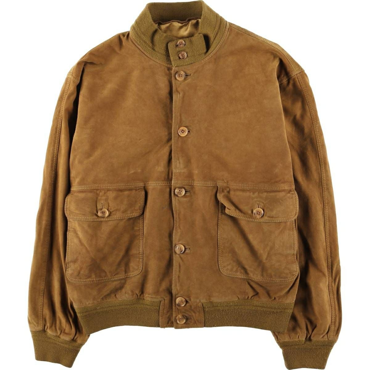 古着 Scooter スエードレザーブルゾン メンズL相当 ヴィンテージ