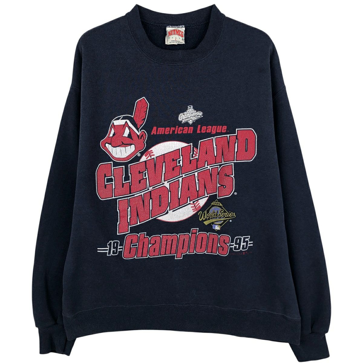 古着 90年代 CRABLE SPORTSWEAR MLB CLEVELAND INDIANS クリーブランド