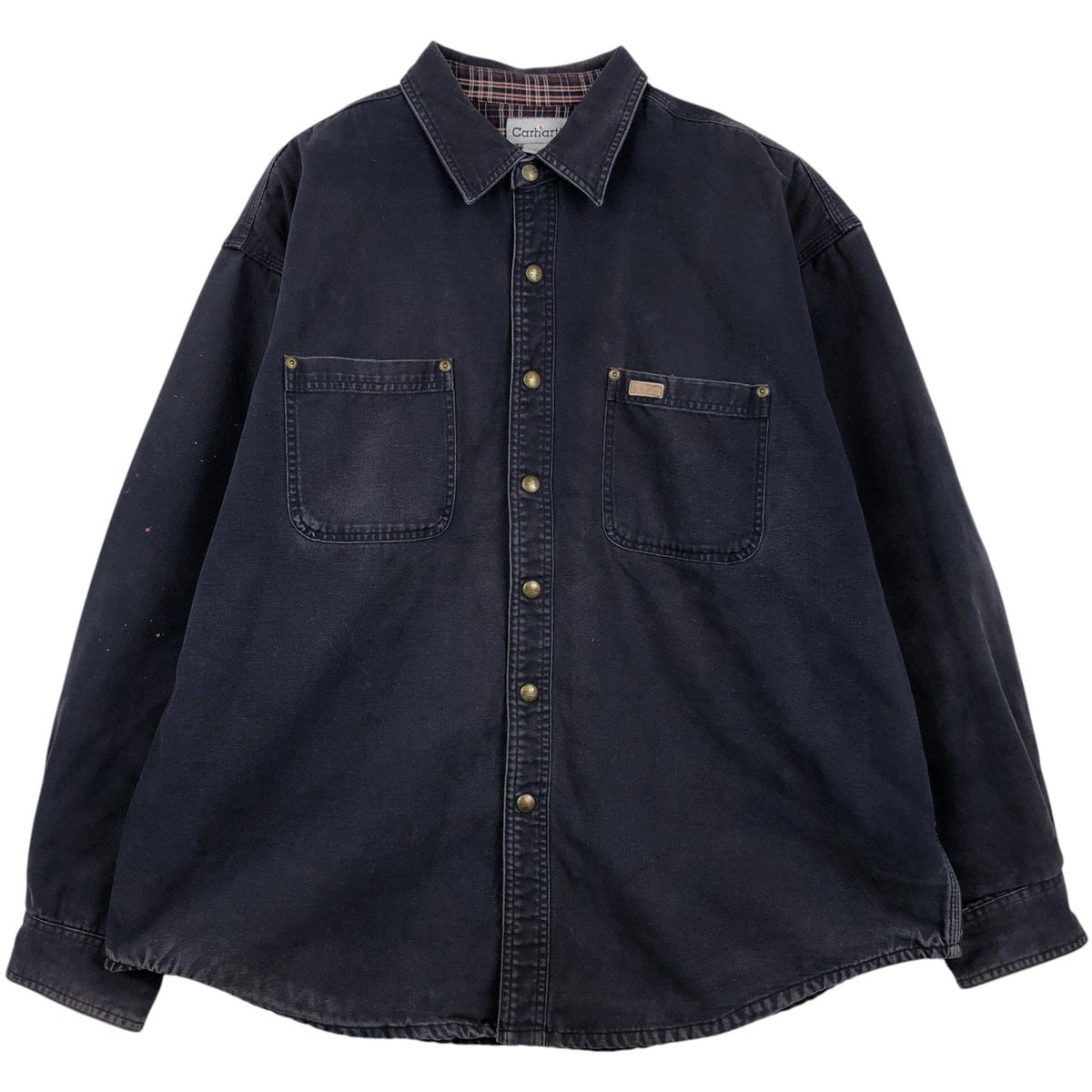 古着 カーハート Carhartt 長袖 ダックワークシャツ メンズXL相当