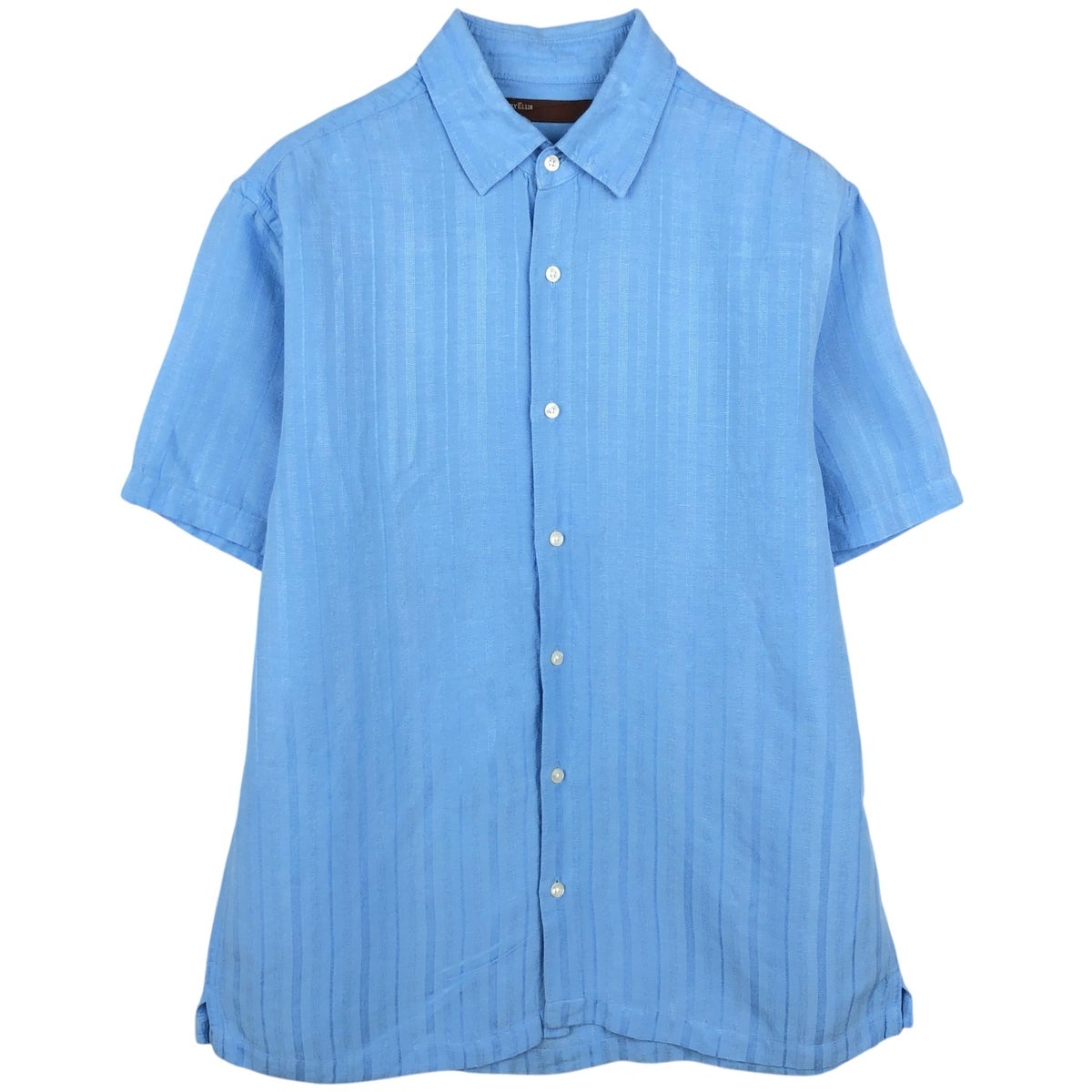 古着 ペリーエリス PERRY ELLIS 総柄 半袖 レーヨンシャツ メンズS相当