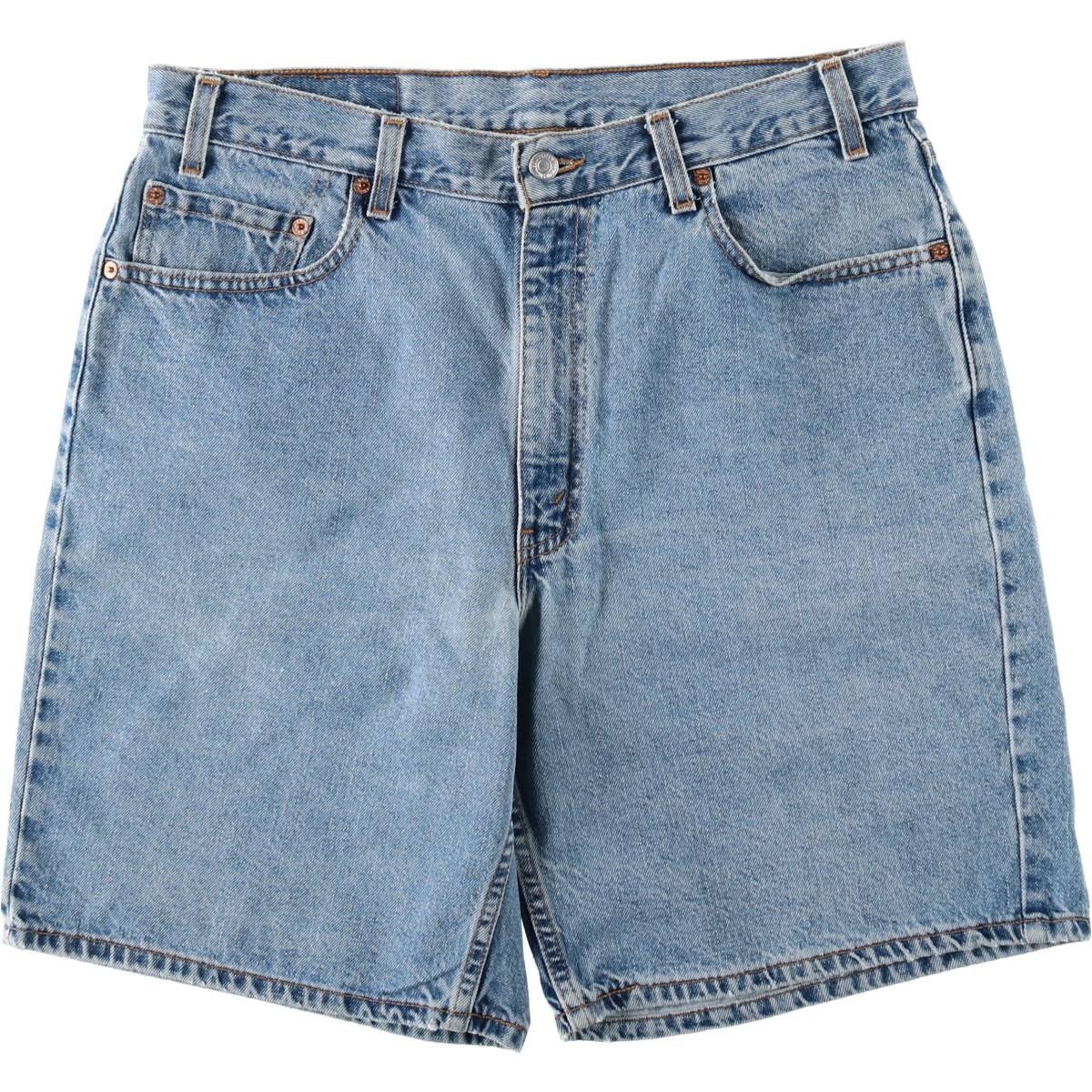  デニムショートパンツ W35 古着 90年代 リーバイス Levis 550 RELAXED FIT デニムショーツ