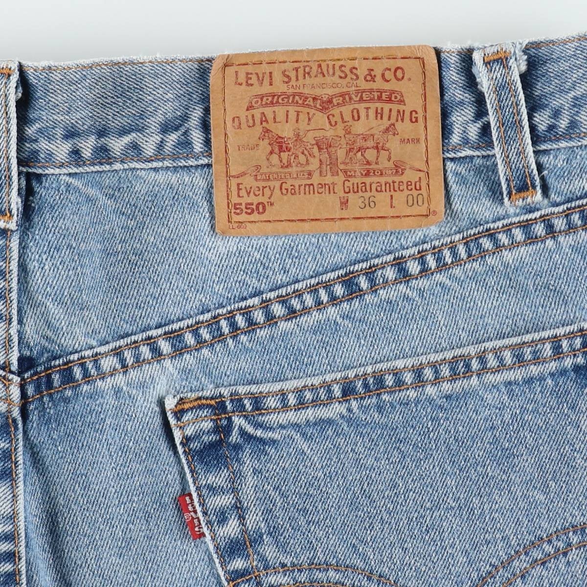 古着 90年代 リーバイス Levis 550 RELAXED FIT デニムショーツ