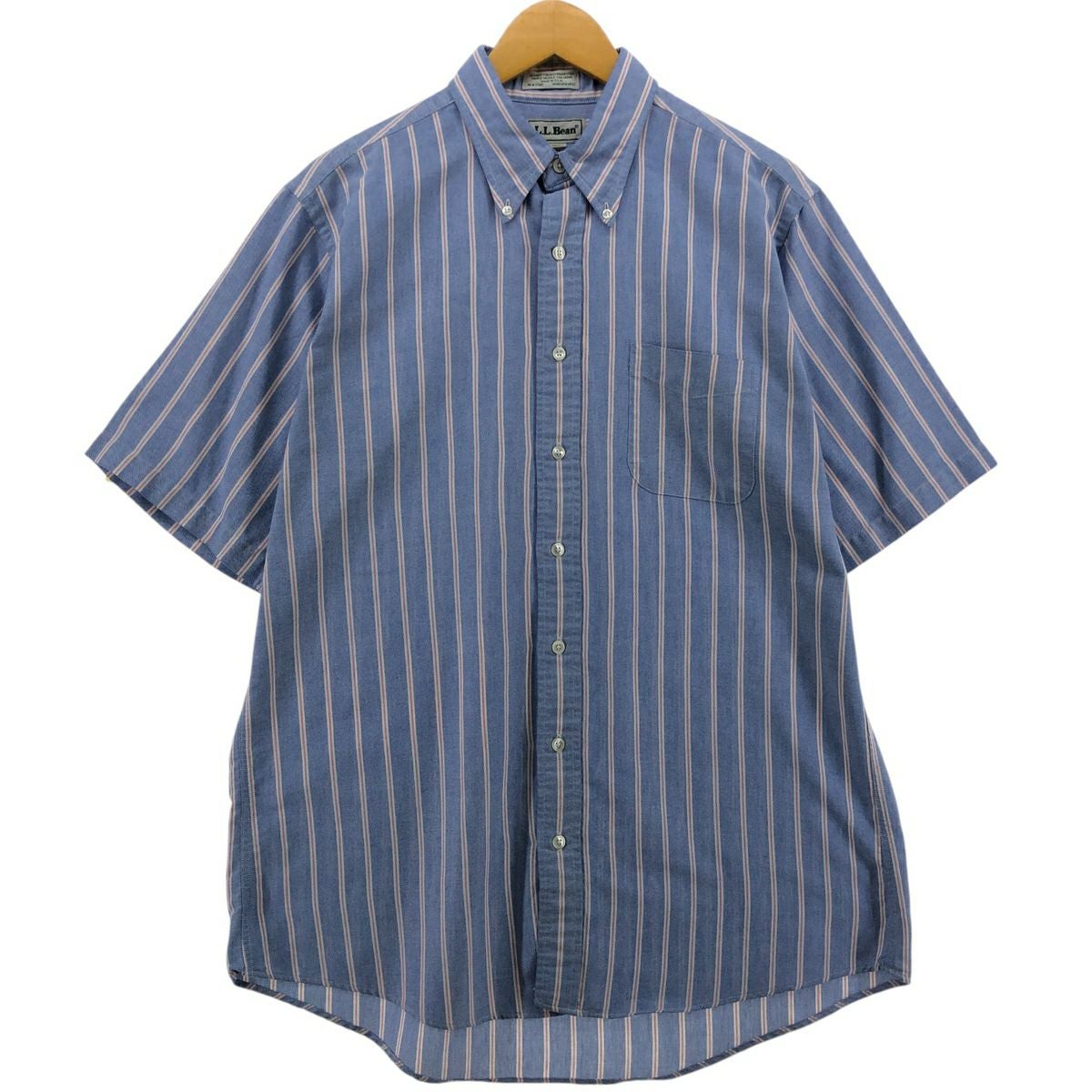 古着 80年代 エルエルビーン L.L.Bean クレイジーパターン 長袖 ラガー