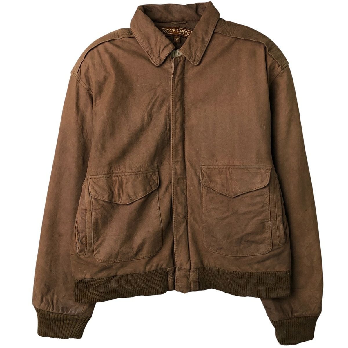 古着 ショット SCHOTT A-2タイプ レザーフライトジャケット イタリア製