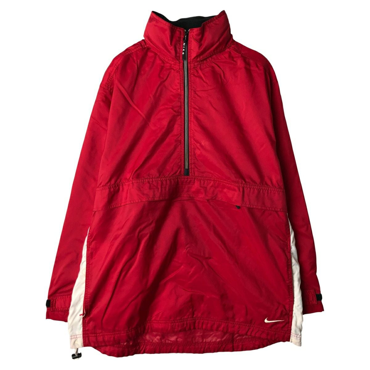 古着 90年代 ナイキ NIKE ハーフジップ ナイロンプルオーバー メンズXL