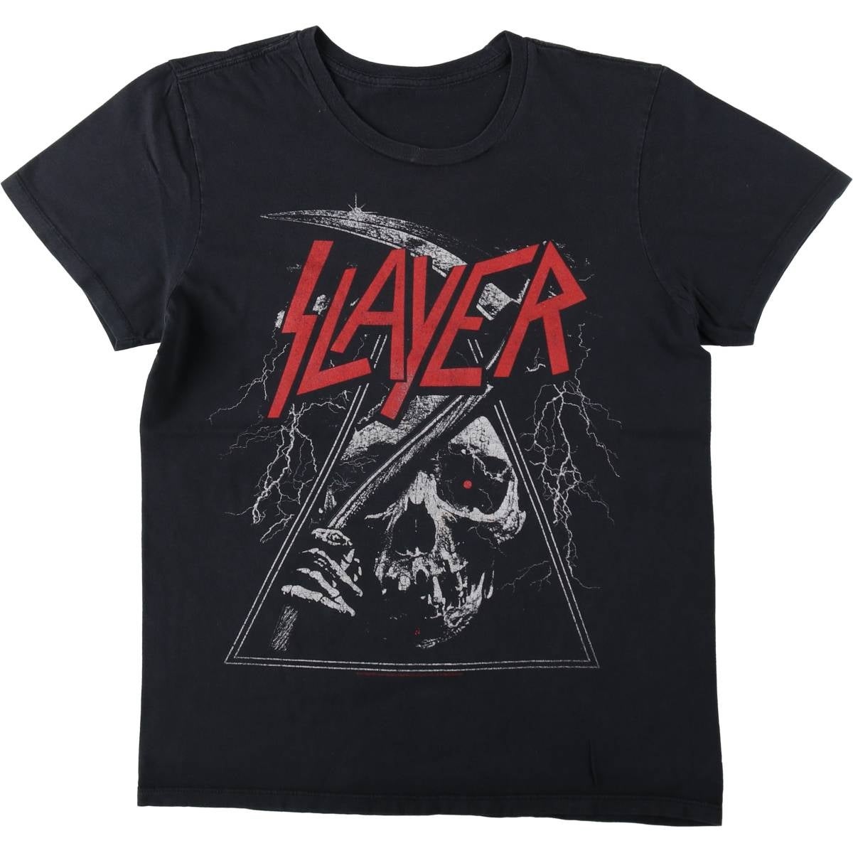 古着 ギルダン GILDAN SLAYER スレイヤー ドクロ柄 スカル柄 バンド