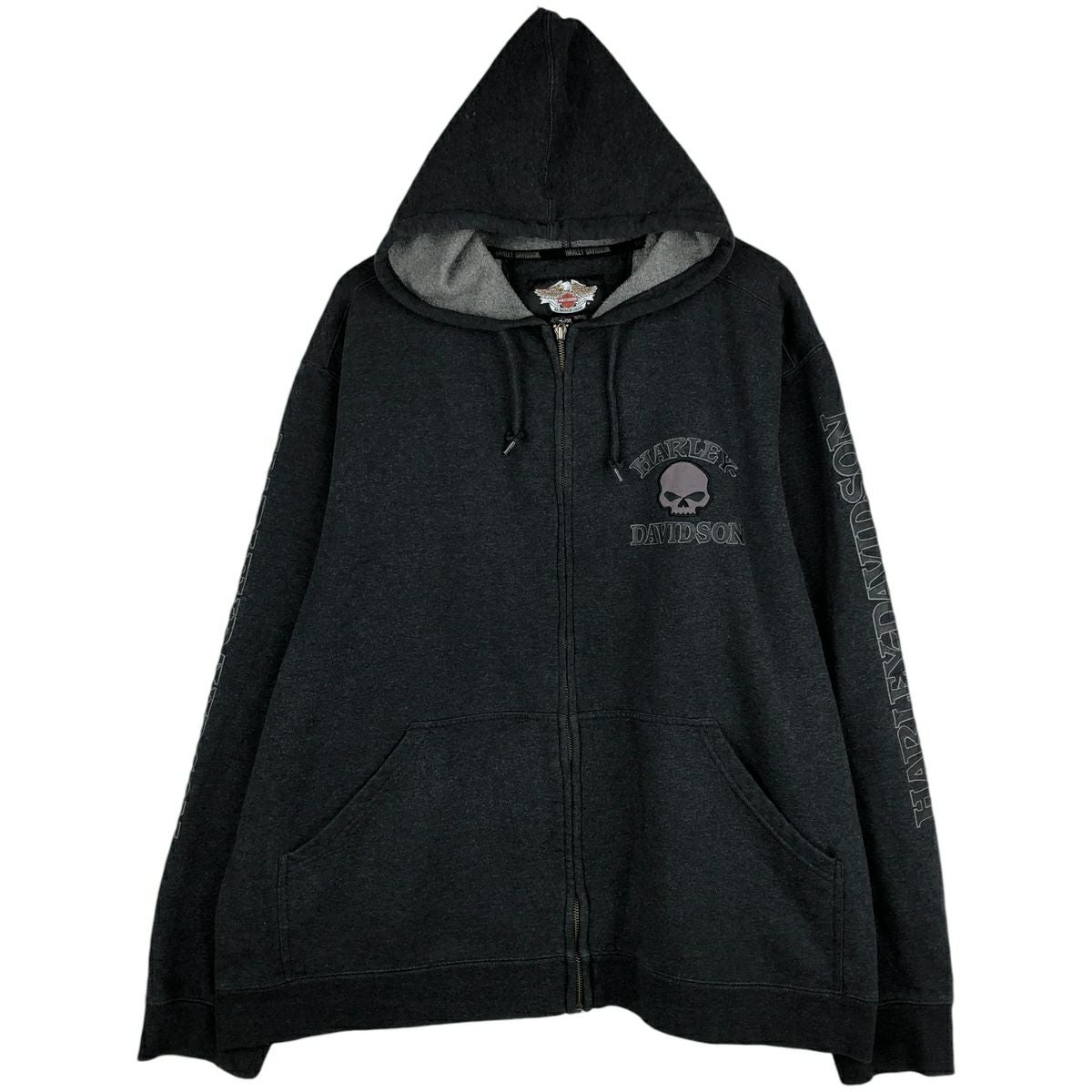 古着 ハーレーダビッドソン Harley-Davidson フルジップスウェット