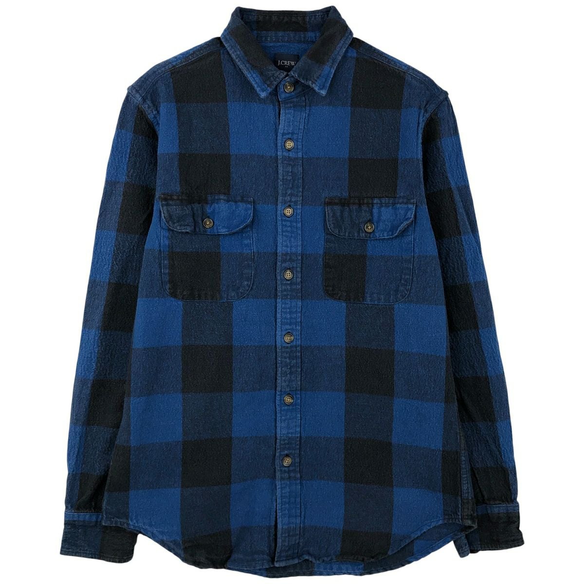 古着 ジェイクルー J.Crew チェック柄 長袖 ライトネルシャツ メンズS