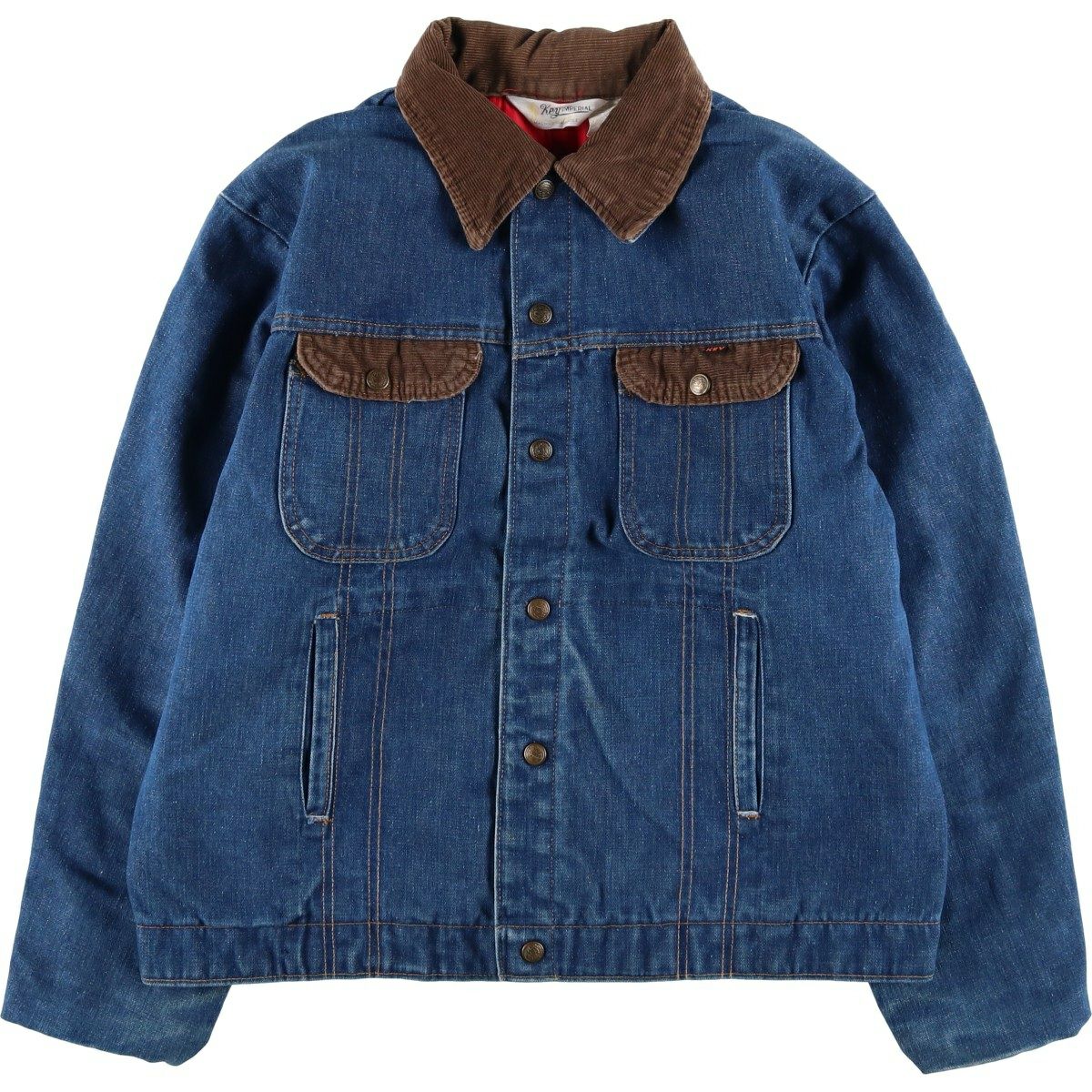 古着 70年代 キー Key IMPERIAL デニムジャケット メンズXL相当