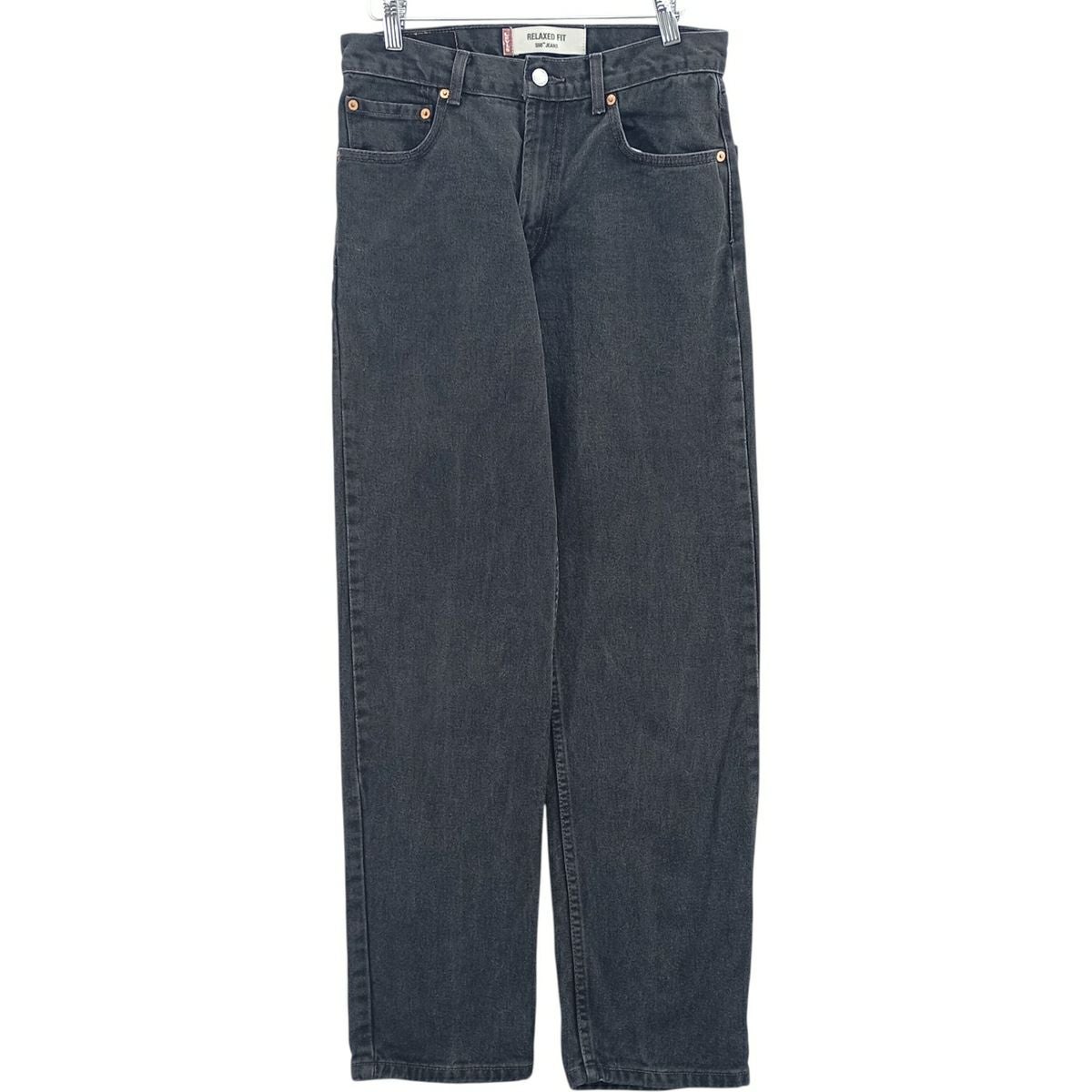 古着 リーバイス Levis 550 RELAXED FIT ブラックデニム テーパード