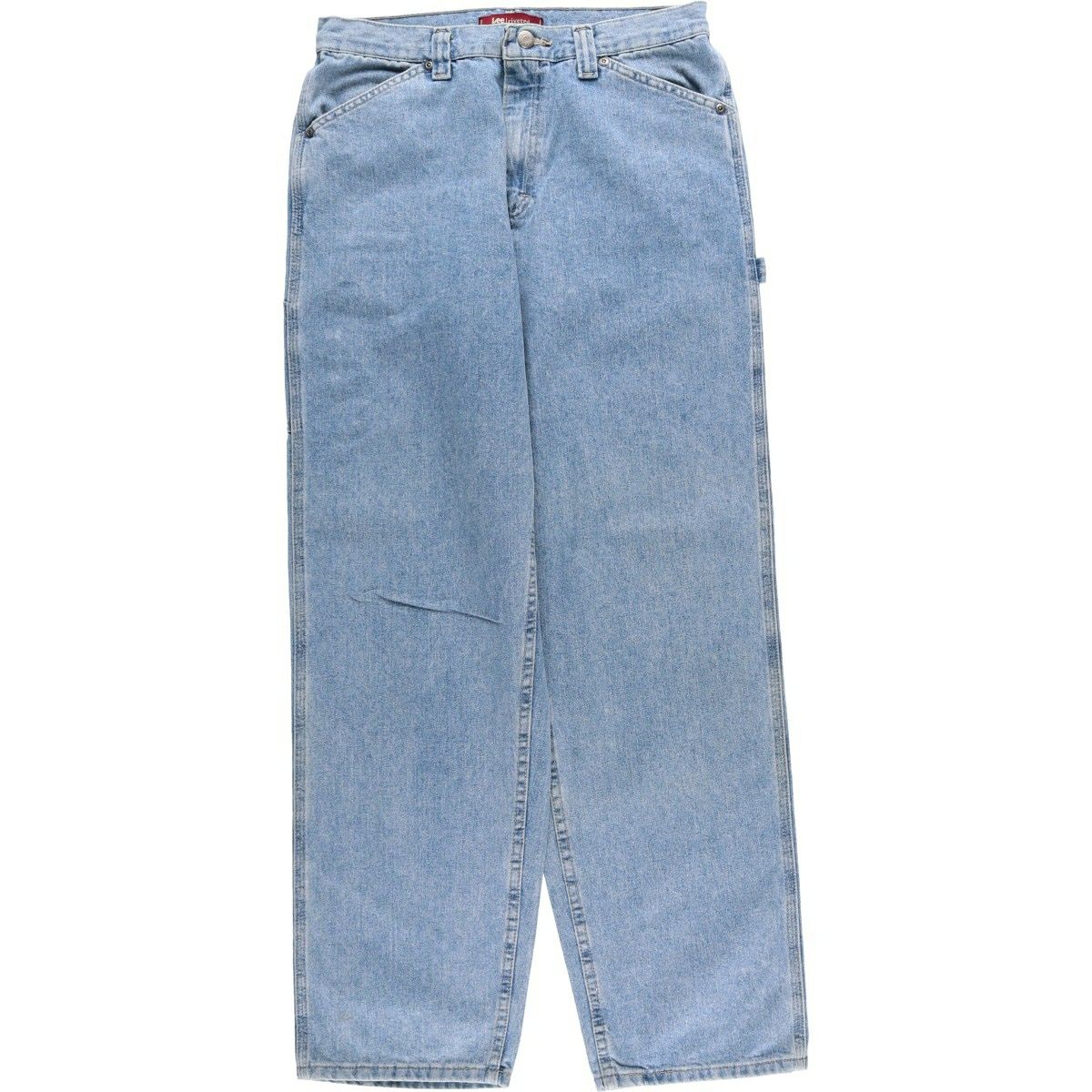 古着 90年代 リー Lee RIVETED デニム ペインターパンツ レディースL