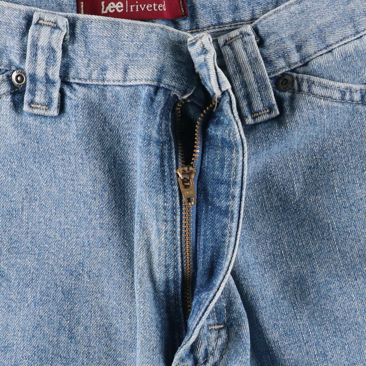 古着 90年代 リー Lee RIVETED デニム ペインターパンツ レディースL