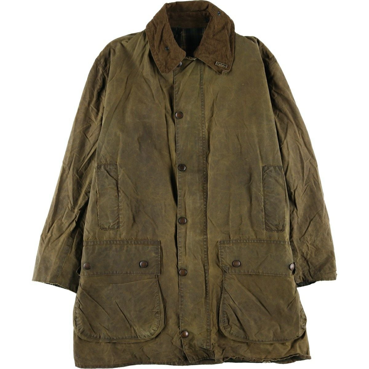 古着 80年代 バブアー Barbour BEDALE ビデイル 2ワラント フード付き