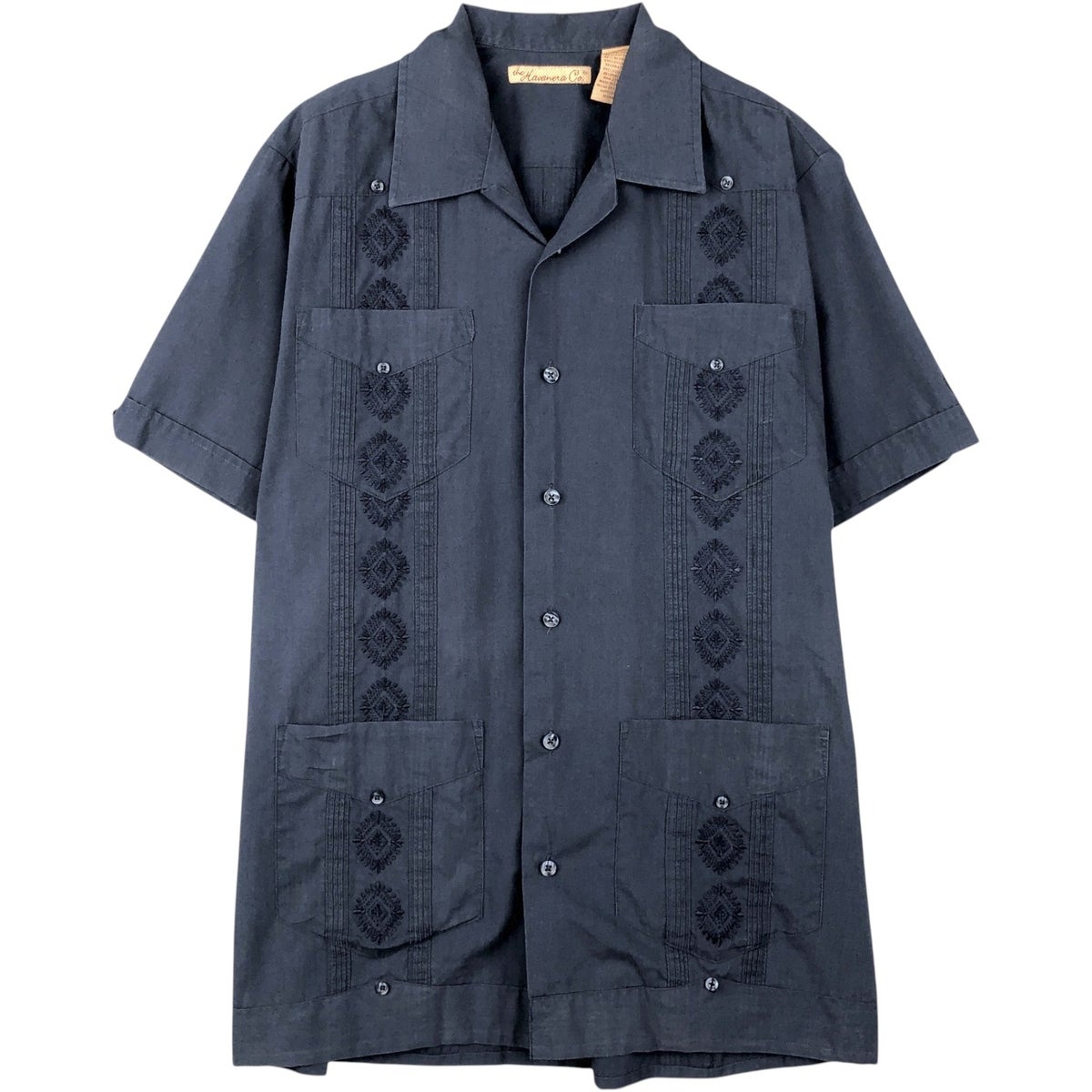 古着 The Havanera Shirt Co. 半袖 オープンカラー メキシカンシャツ