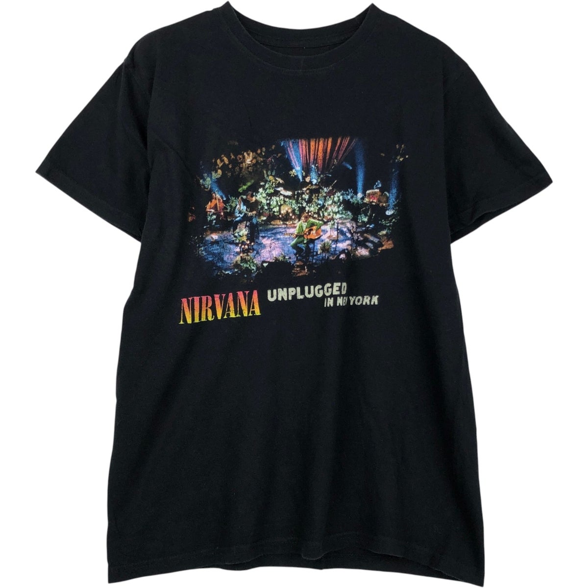古着 M&O Gold NIRVANA ニルヴァーナ バンドTシャツ バンT メンズM相当