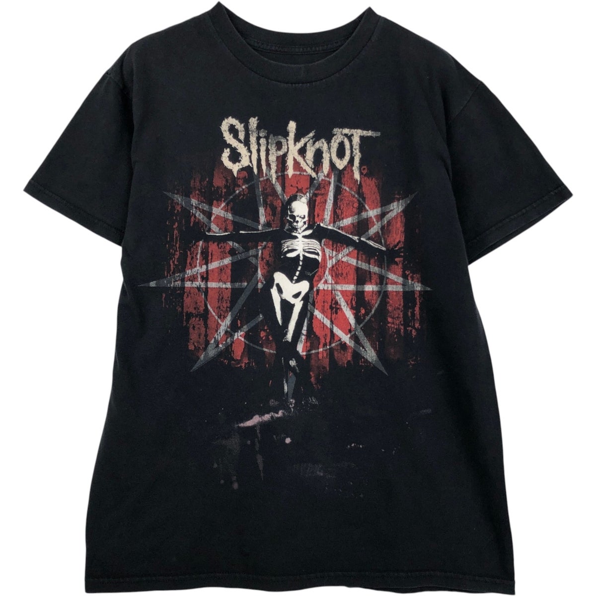 古着 Slipknot スリップノット ドクロ柄 スカル柄 バンドTシャツ バンT