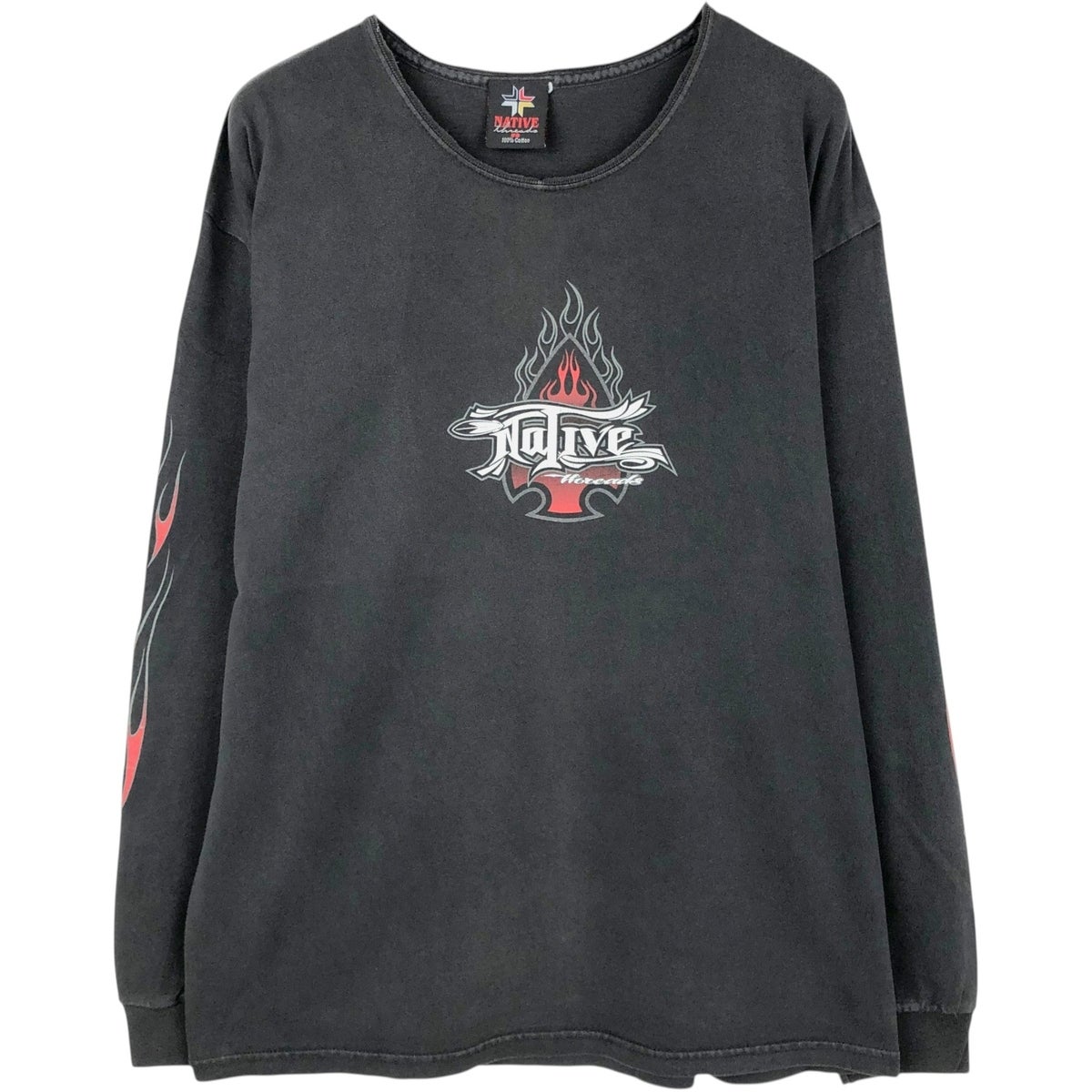 古着 KEITH HARING キースヘリング バックプリント ロングTシャツ ロン