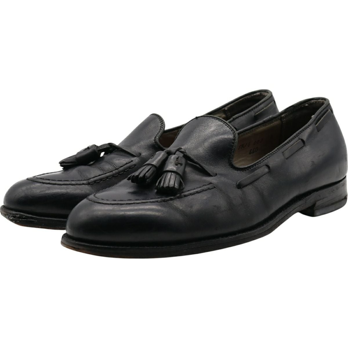 古着 フローシャイム Florsheim クロコダイル 型押し タッセル