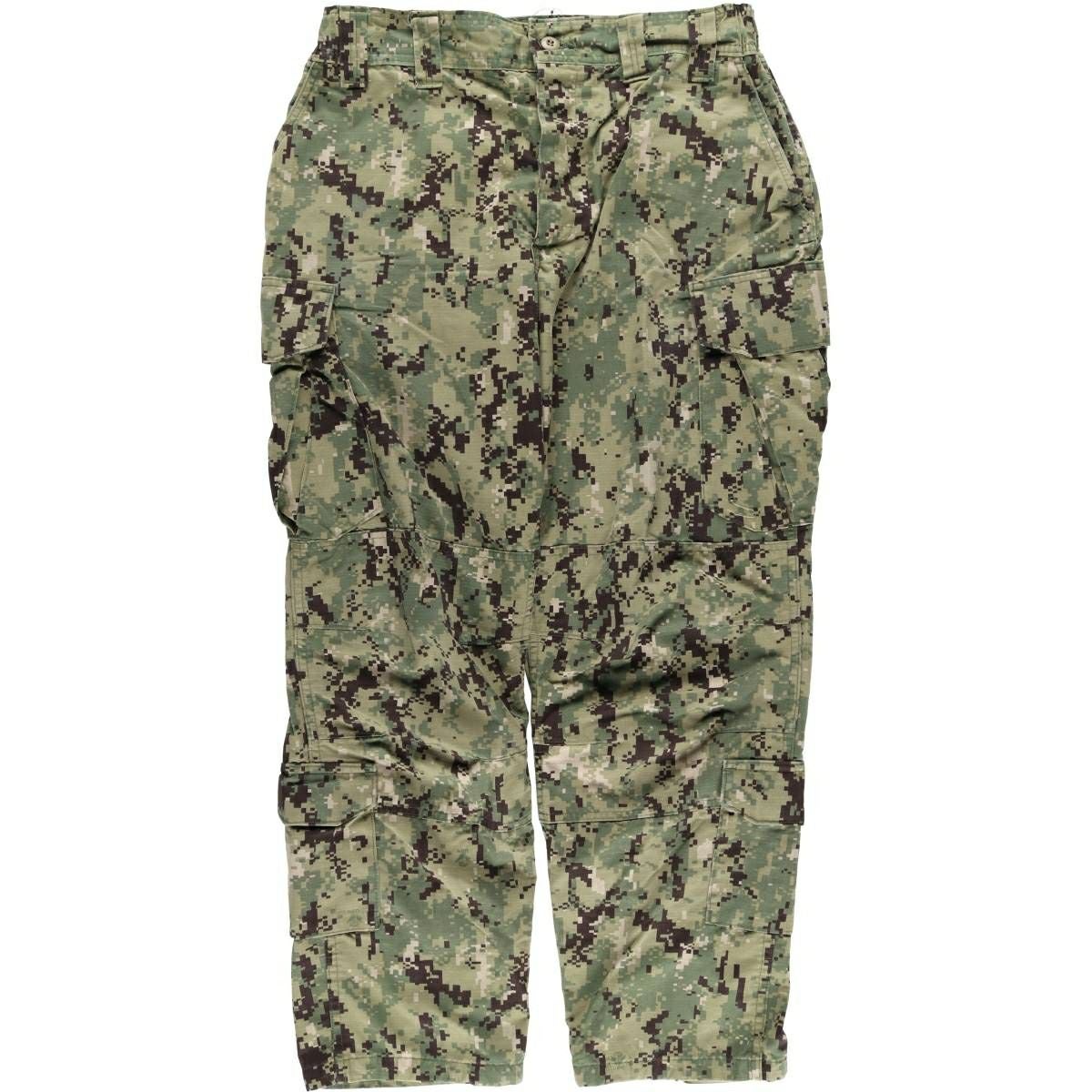 古着 米軍実品 U.S.NAVY 迷彩柄 デジタルカモ リップストップ