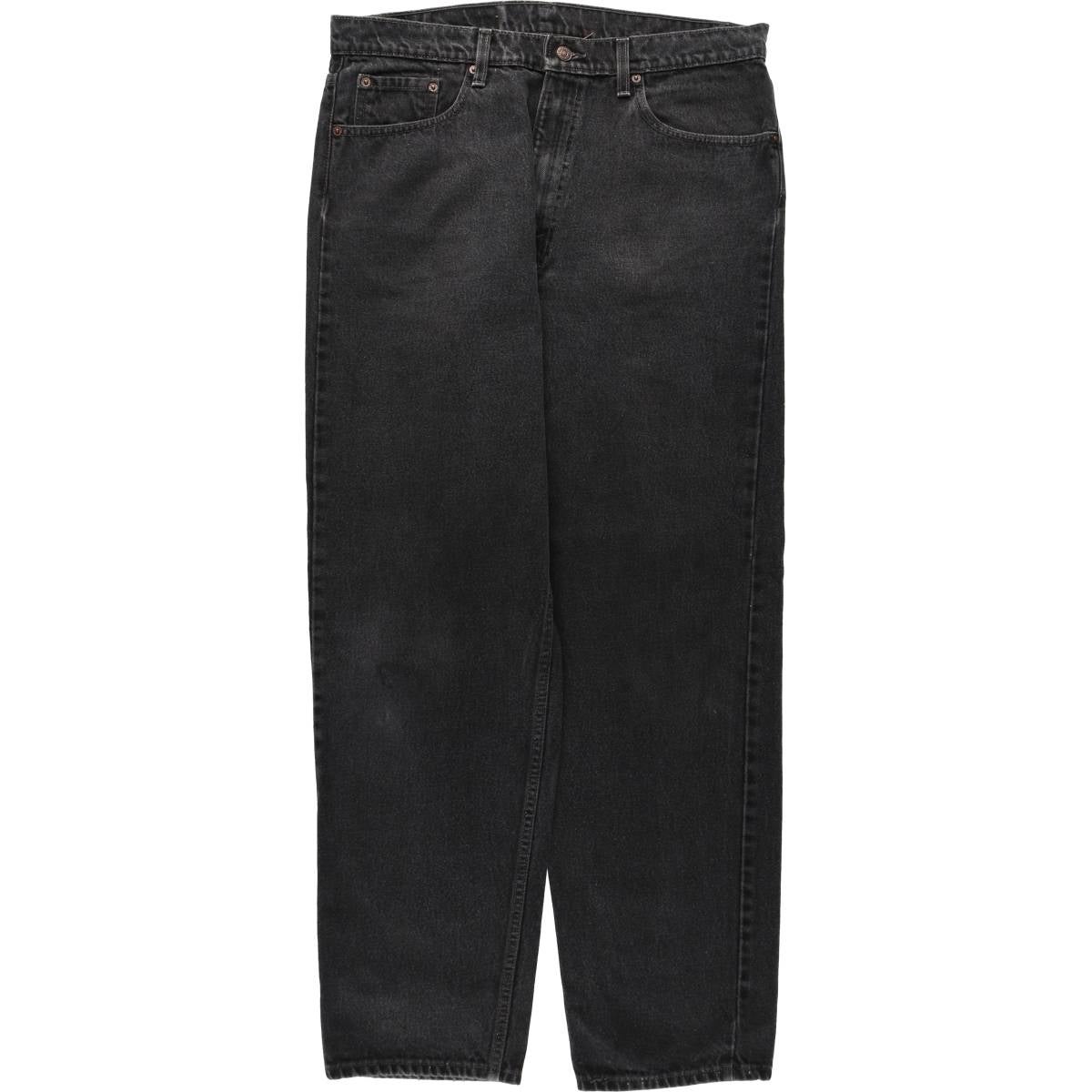 古着 90年代 リーバイス Levis 550 RELAXED FIT ブラックデニム