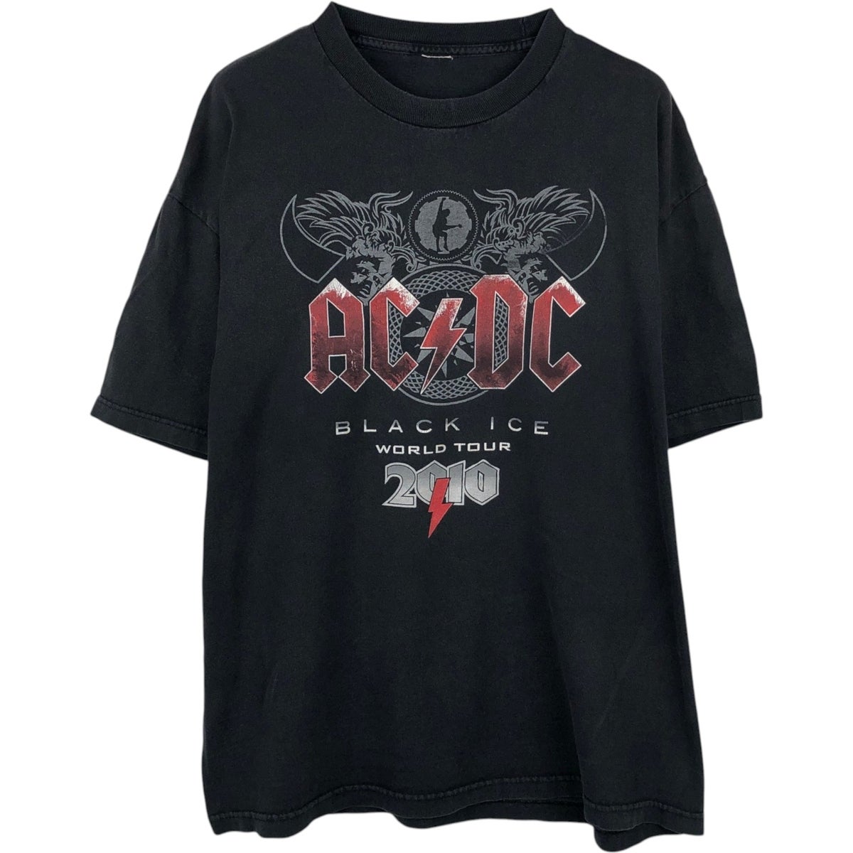 古着 AC/DC エーシーディーシー バンドTシャツ バンT メンズXL相当