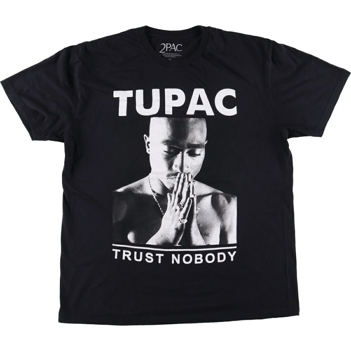 古着 2pac トゥーパック ラップ スウェットシャツ トレーナー メンズL