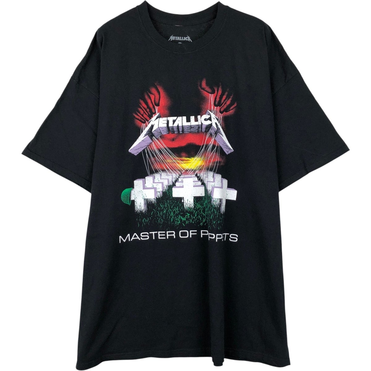 古着 METALLICA メタリカ バンドTシャツ バンT メンズXL相当