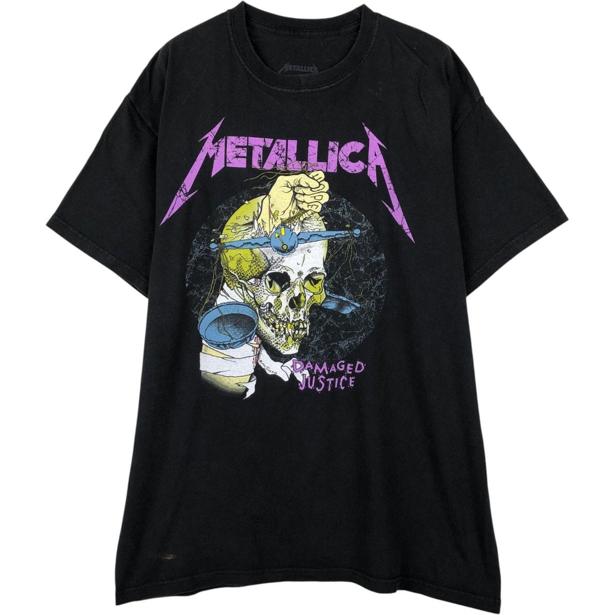 古着 METALLICA メタリカ ドクロ柄 スカル柄 バンドTシャツ バンT