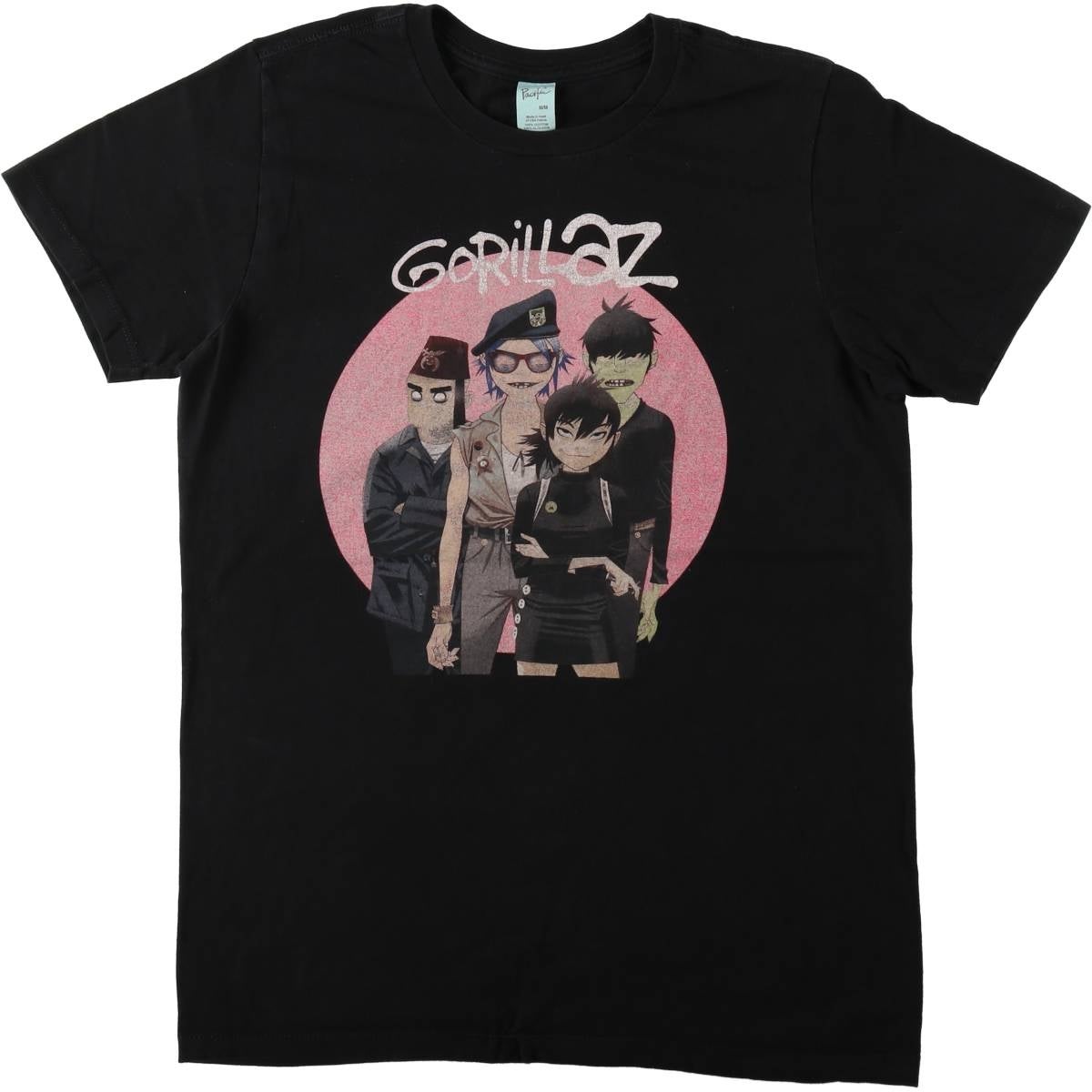 古着 GORILLAZ ゴリラズ プリント バンドTシャツ バンT メンズM相当