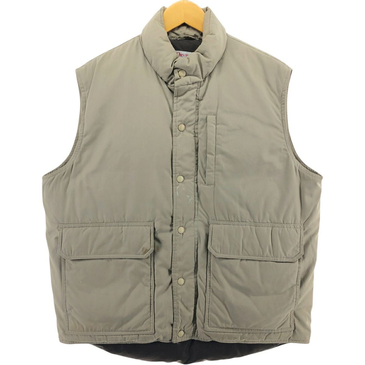 古着 80年代 アールイーアイ REI 白タグ グースダウンベスト メンズL