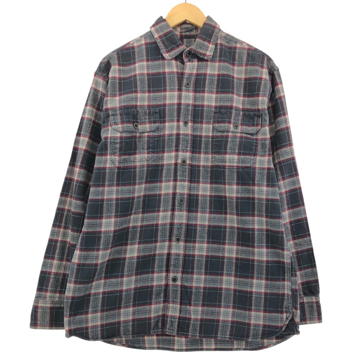 古着 OZARK WILDERNESS OUTFITTERS 長袖 フランネルチェックシャツ